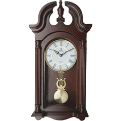 Pendulum Wall Clock Battery Operated - Hanging Grandfather Wall Clock