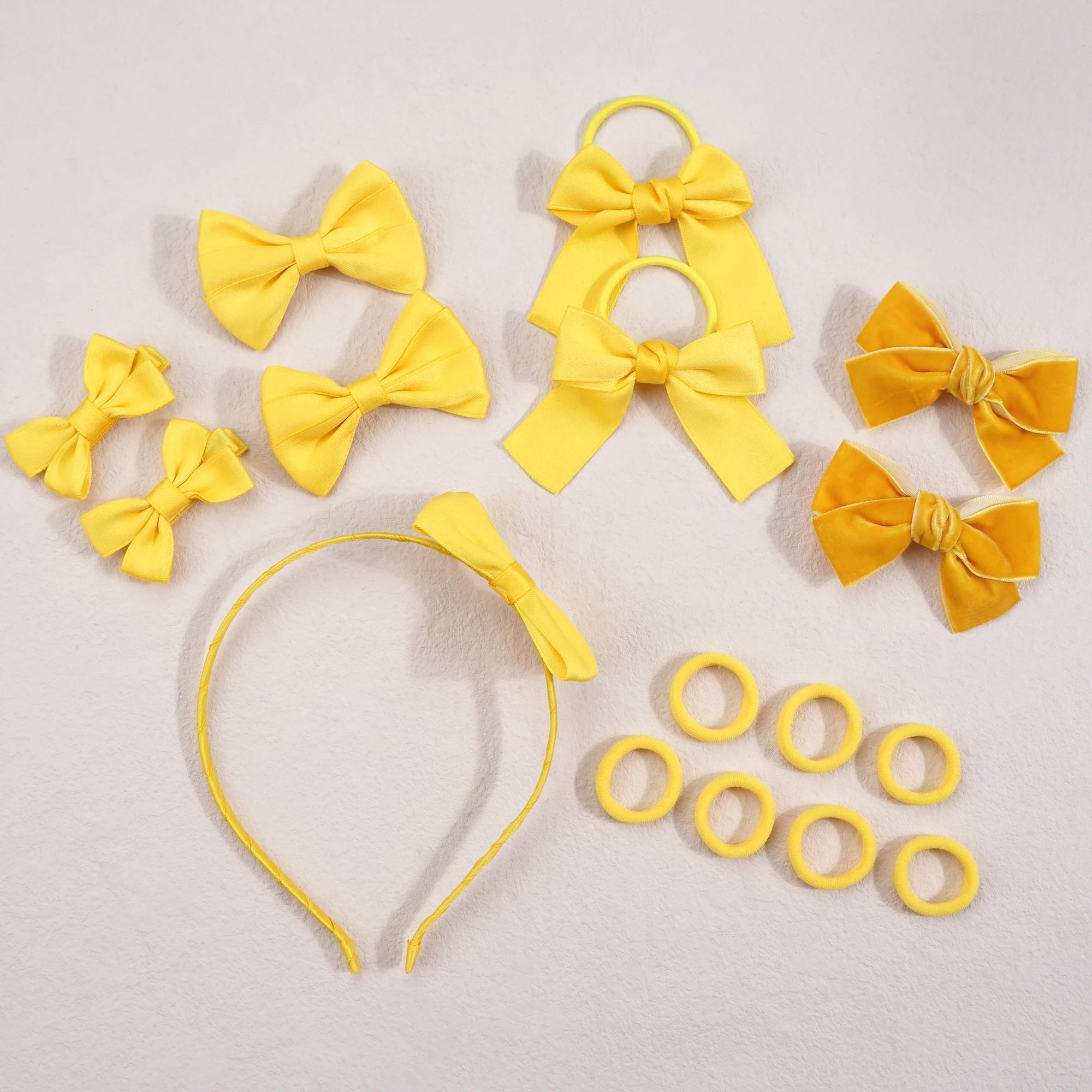 16Pcs/set Girls Hair Accessories Set Hair Ties Elastic Rubber Bands for Children Kids Hairpin Ponytail Holder Scrunchies Gift