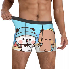 Spring Outing Men Boxer Briefs Underwear Bubu Dudu Cartoon Highly Breathable High Quality Sexy Shorts Gift Idea