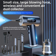 Car Vacuum Cleaner 290000Pa Strong Suction Wireless Vacuum Cleaner Handheld Vacuum Pump