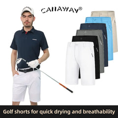 CAIIAWAV Golf Men's Shorts Summer Refreshing Breathable Comfortable Cotton Casual Clothing Sports