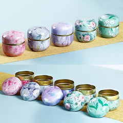 New Tea Caddy Tea Box Containers Candle Cans Coffee Candy Snacks  Packaging Jars