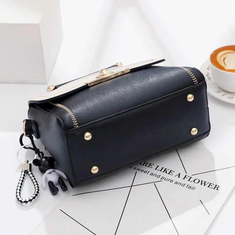 Flap Small Square Bag Shoulder Messenger Crossbody Bags Designer Stitching Women Handbags