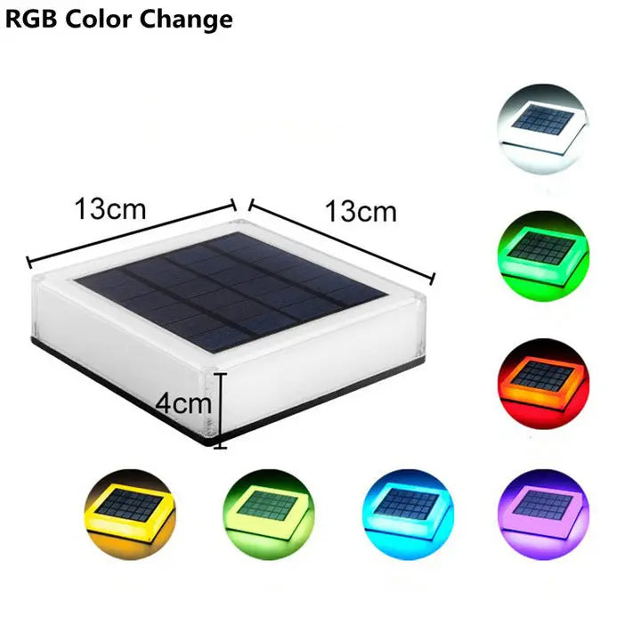 Solar Light Fence Light IP65 Outdoor Solar Lamp For Garden Decoration