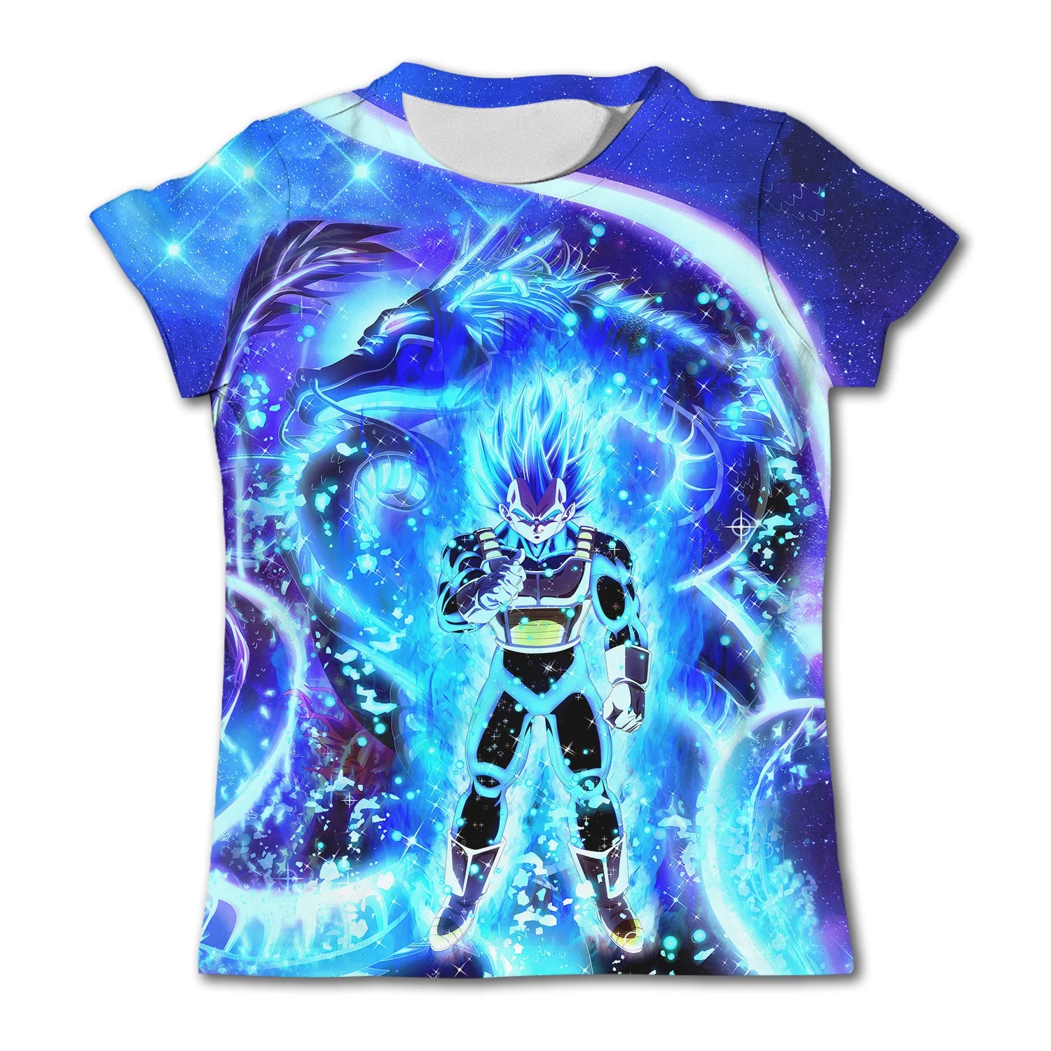 Men's cartoon anime Dragon Ball Z T-shirt for children and boys T-shirt for children's summer short sleeved men's T-shirt