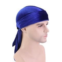 New Unisex Velvet Durags Bandana Turban Hat Men & Women