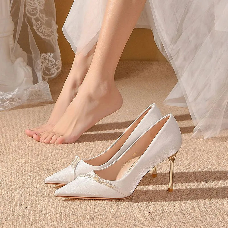 Women's Summer Footwear Bride Pumps Shoes for Woman