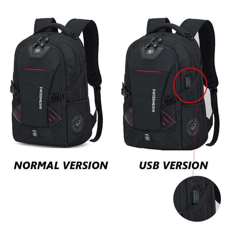 Men's Backpacks Anti-Theft Waterproof Multifunctional 17-Inch Laptop Bag