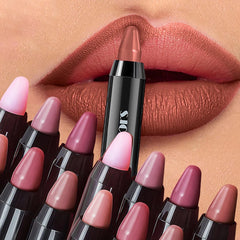 Brown Lip Long Lasting Waterproof Lipstick Lips Beauty