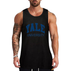 Yale University Tank Top gym men male top gym clothing cotton t-shirts man