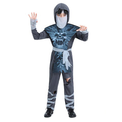 Scary Ninja Skull Zombie Cosplay Skeleton Children'S Halloween Costumes for Kids