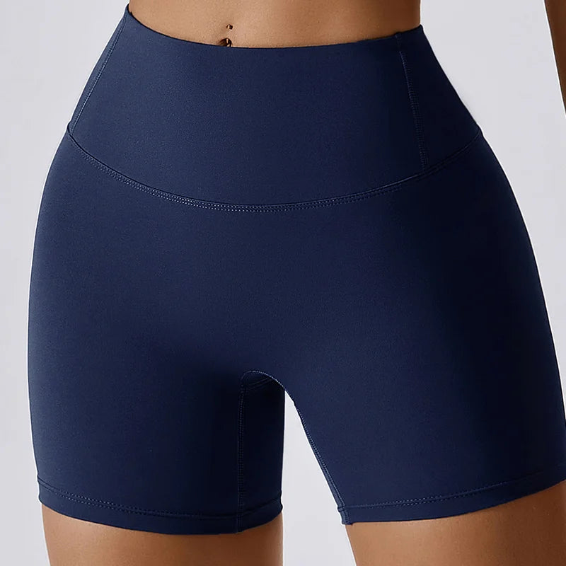 High Waist Workout Shorts Gym Wear Woman Fitness Outfits Yoga Pants Women Soft Workout Tights Spandex Solid Seamless Shorts