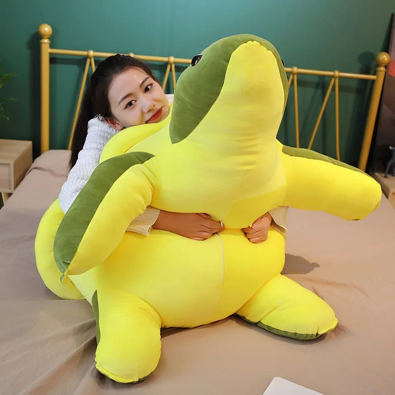 80cm Giant Lovely Tortoise Plush Toy Animal Dolls Stuffed Soft Animal Sea Turtle Pillow