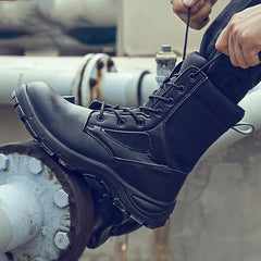 Men's Boots Safety Shoes Men Steel Toe Shoes Winter Boots Men Puncture-Proof Work Shoes