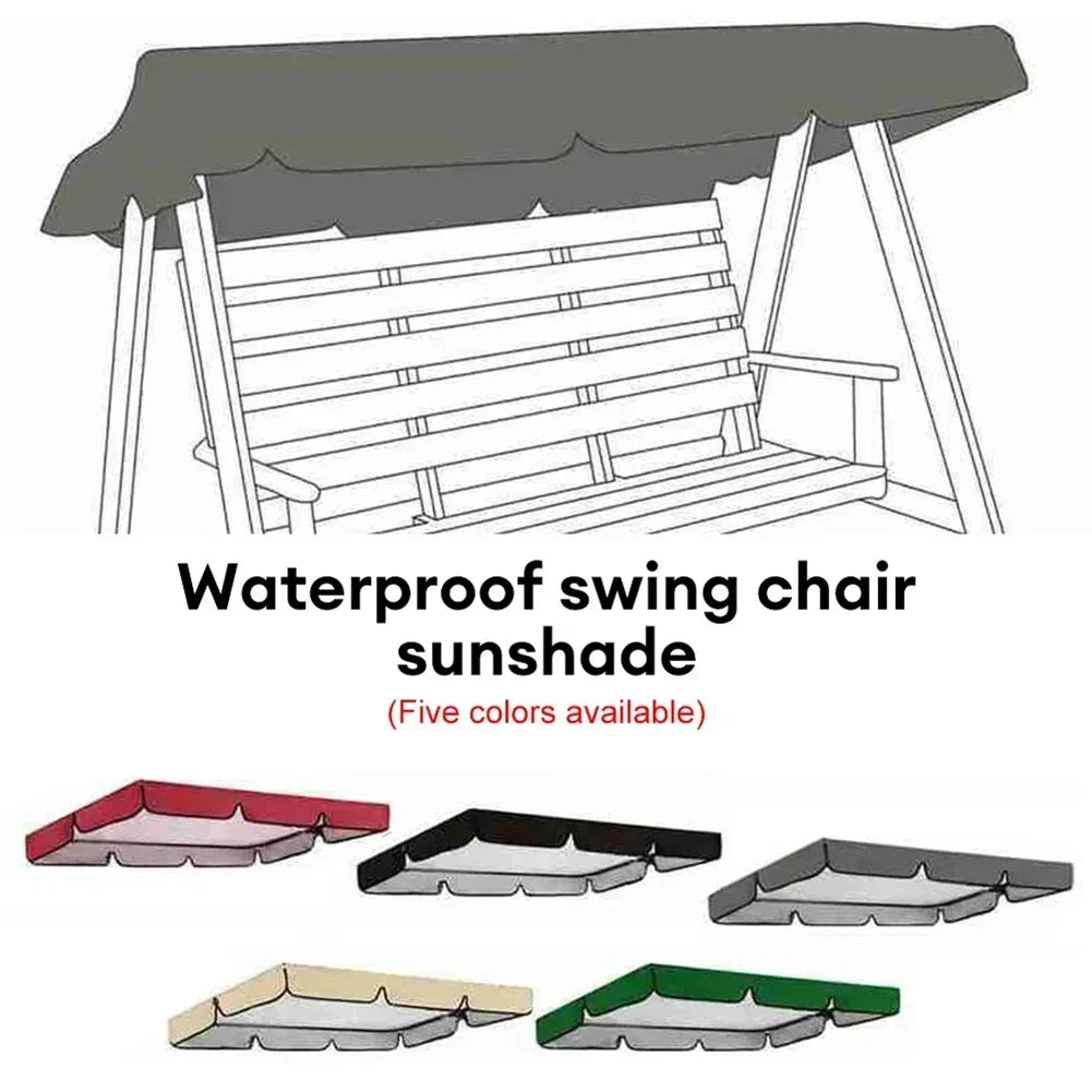 Outdoor Swing Chair Canopy Courtyard Waterproof Swing Garden Patio Furniture