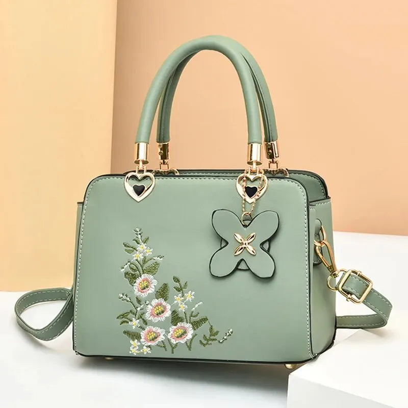 Women Embroidery Handbags Purse Tote Bags