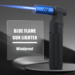 Honest Gun Strong Windproof Blue Flame Cigar Adjustment Spray Gun 1300 ° Outdoor Camping Stylish Torch Lighter Gadgets