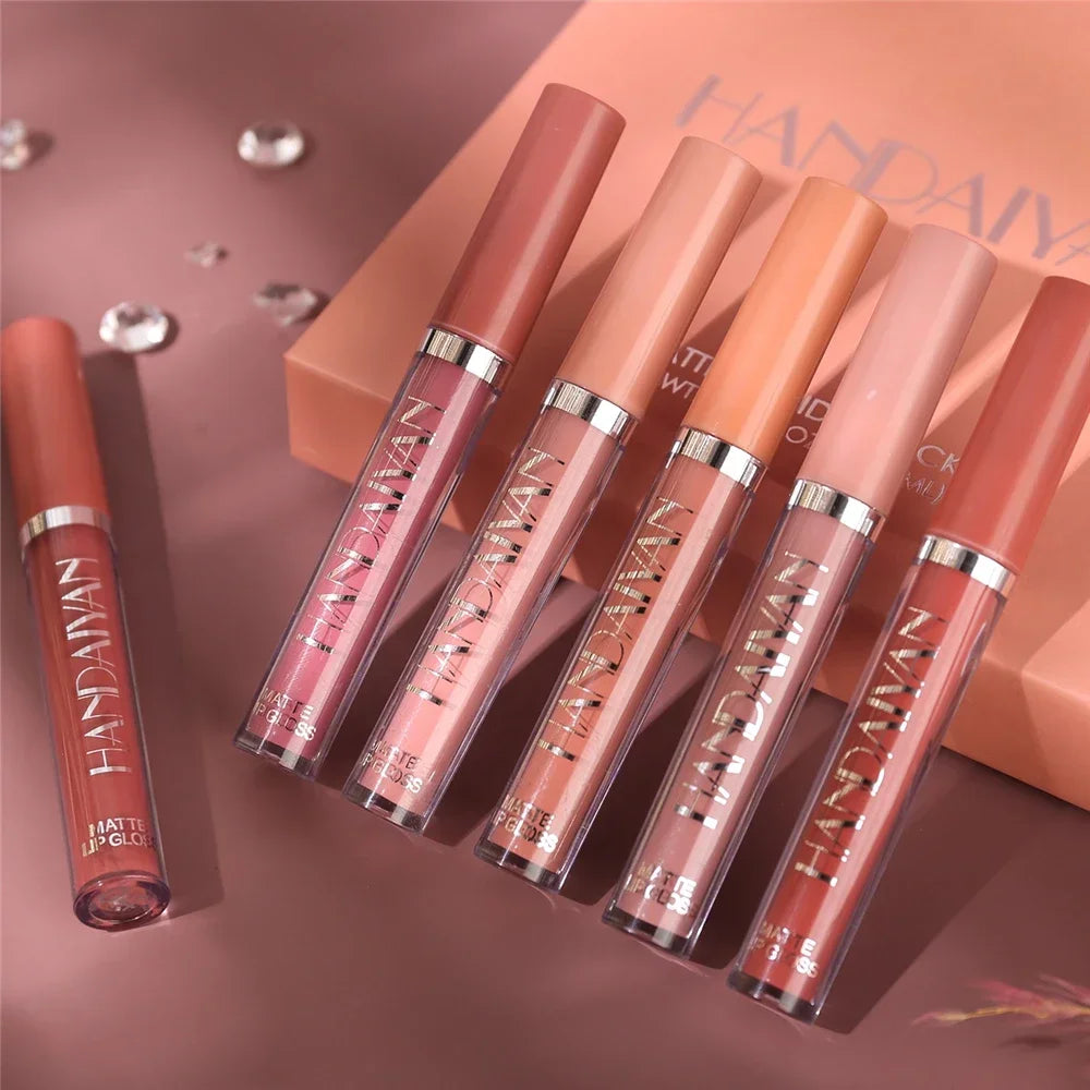 Matte Velvet Lip Gloss Waterproof Long-lasting Liquid Lipstick Cosmetic Beauty Keep 24 Hours Makeup