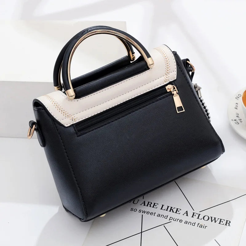 Flap Small Square Bag Shoulder Messenger Crossbody Bags Designer Stitching Women Handbags