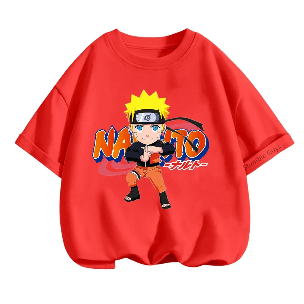 Tshirt Kids Summer Cool Children t shirt Leisure Pillar Man Cartoon T-shirt Boys