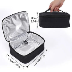 USB Portable Electric Heating Lunch Bag Food Warmer Box Food Heating Bag Heater 23*19*9cm For Outdoor Picnic Travel Camping