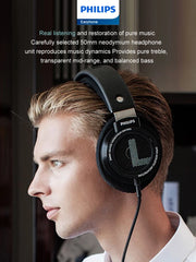 Philips SHP9500 Headphone HiFi Stereo Wired Earphone Computer Online Learning Earbuds Esports