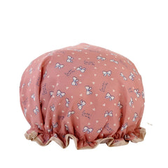 Waterproof Bath Hat Bathroom Shower Hair Cover Women Supplies Shower Cap