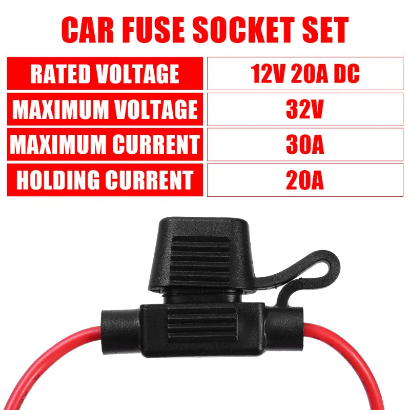 Car Mini Blade Fuse Holder Splash-proof Box