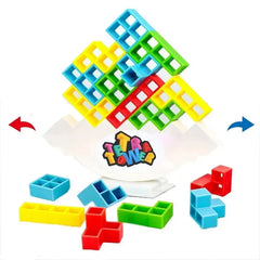 Tetra Tower Balance Stacking Blocks Game Toys Kids DIY Puzzle Assembly Bricks Building Blocks
