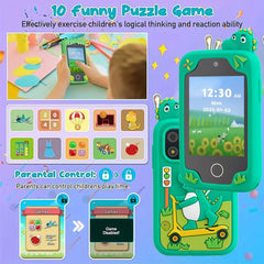 Cartoon Dinosaur Kids Smart Phone Toys Educational Music MP3 Player