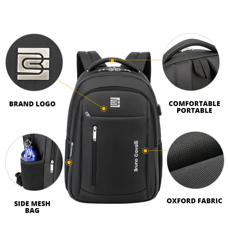 Men's Backpack USB School bags for teenagers girls waterproof Business 15.6 16 inch laptop backpack