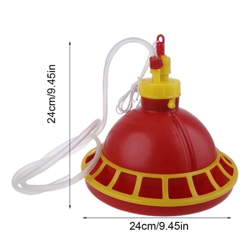 Chicken Feeder Poultry Automatic Water Dispenser for Chickens Ducks Geese Birds Home Supplies