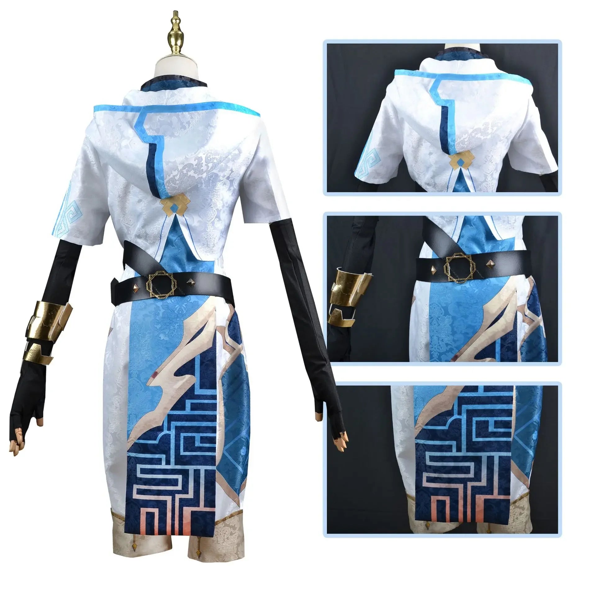 Genshin Impact Chong Yun Cosplay Costume Halloween Costume Men's Game ChongYun Party Men's Clothing Women's Anime Game