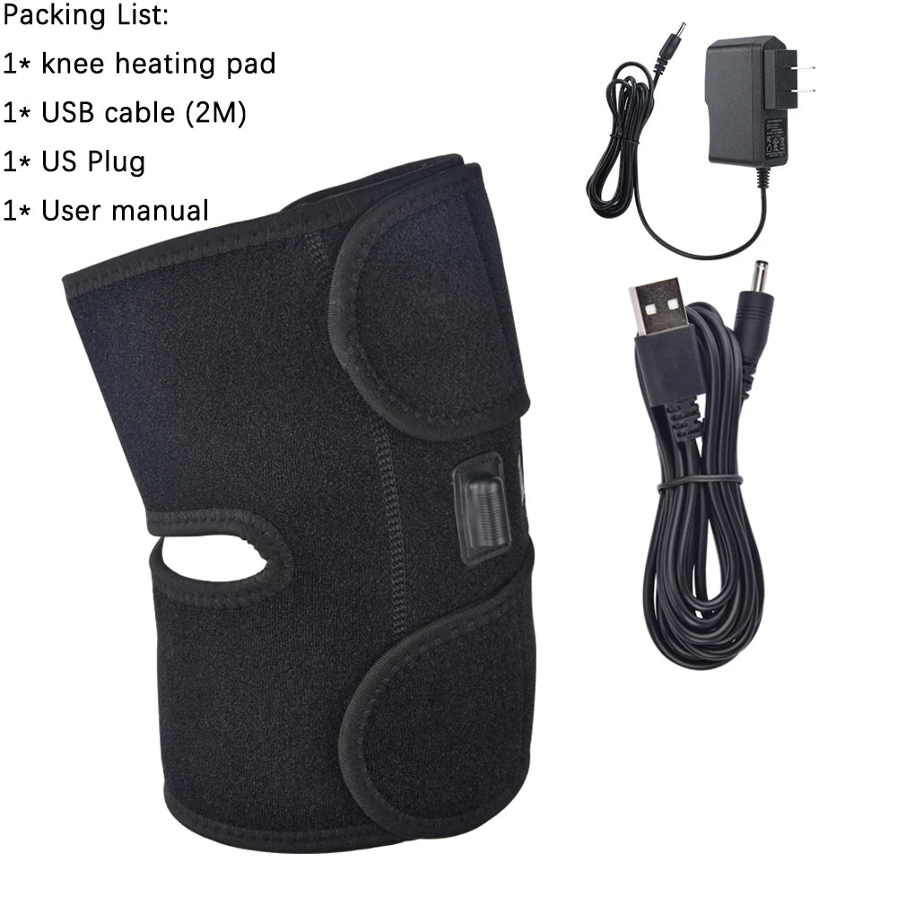 Knee Pad Fast-heating Relief Arthritis Improve Discomfort Pain Recover Injury Keep Warm Relieve Muscle Soreness Drive