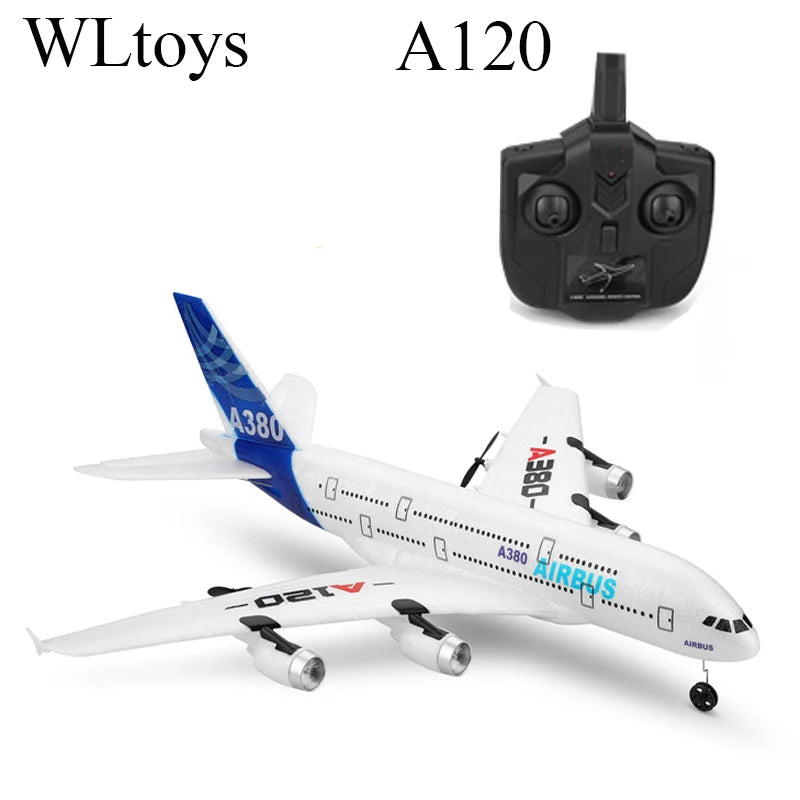 Top WLtoys Airbus A380 Airplane Toys 2.4G 3Ch RC Airplane Fixed Wing Outdoor Flying Toys