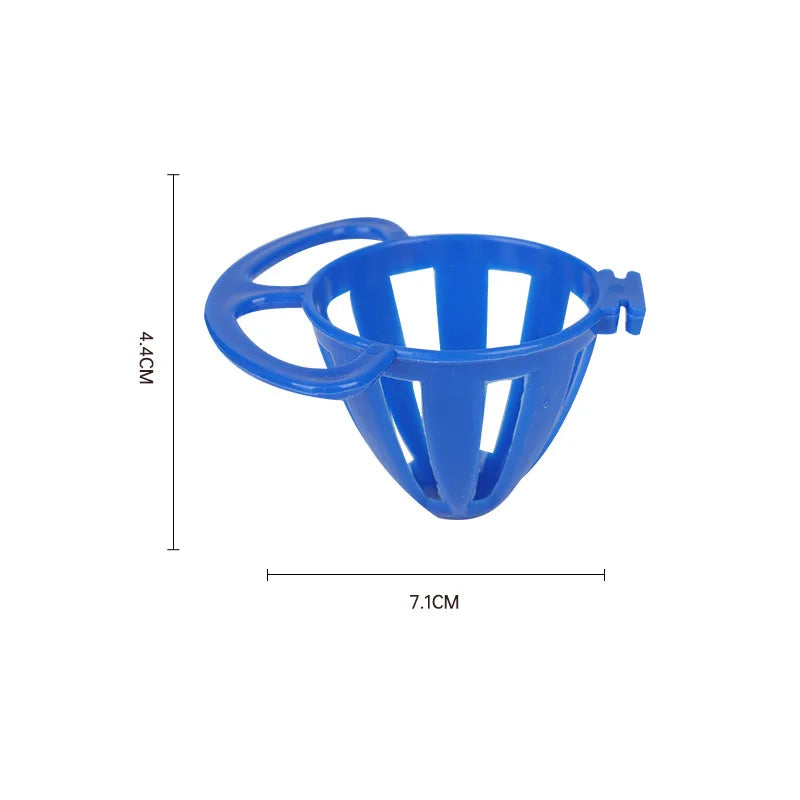 Bird Parrot Feeder Cage Fruit Vegetable Holder Cage Accessories Hanging Basket Container Toys Pet Budgie Cage Supplies