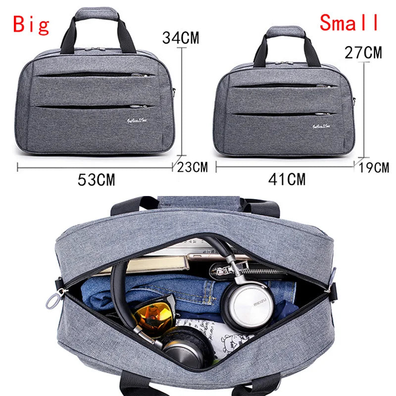 Men's Business Travel Bag Large Capacity Women's Travel Duffle Bags Luggage Handbag Outdoor Storage Packaging Cube Baggage Tote