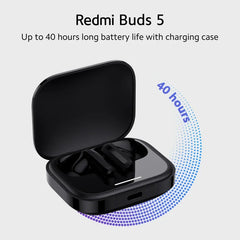 Xiaomi Redmi Buds 5 Global Version AI Noise Reduction for Calls Up to 40 Hours Long Battery Life TWS Earbuds