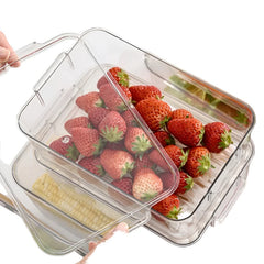 Fridge Organizer Bin Stackable Refrigerator Storage Box