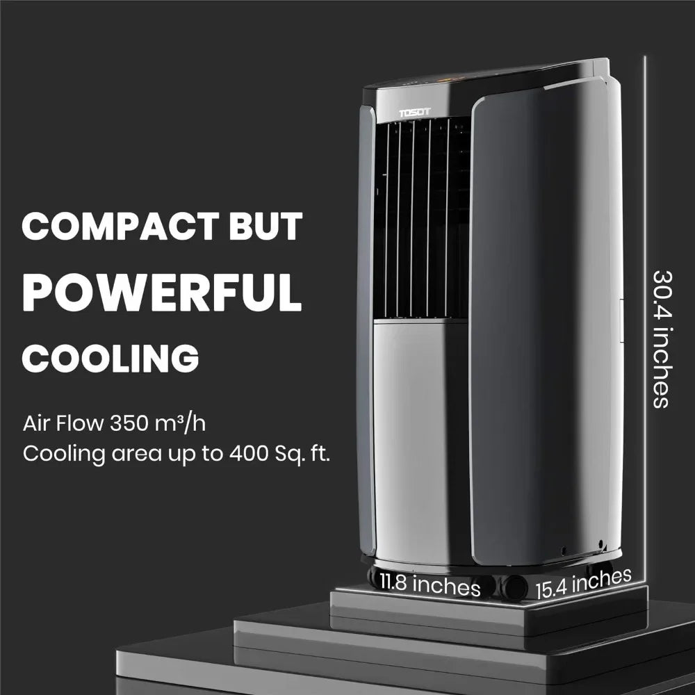 Portable Air Conditioner - Quiet, Remote Control, Built-in Dehumidifier, Fan, Easy Wind