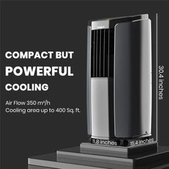 Portable Air Conditioner - Quiet, Remote Control, Built-in Dehumidifier, Fan, Easy Wind