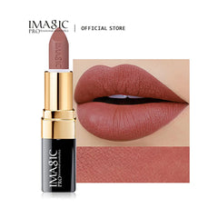 IMAGIC 12-Color Lipstick Matte Waterproof Velvet Pigment Nude Rouge