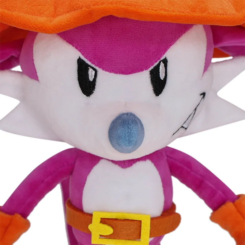 Sonic The Hedgehog Fang The Sniper Plush Toy 35cm Stuffed Animal Doll Kids Birthday Gifts