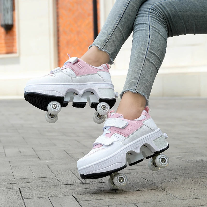 Hot-selling Factory Price Fitness Freestyle Skate Roller Shoes Adults Colors Kick Out with 4 wheels skates