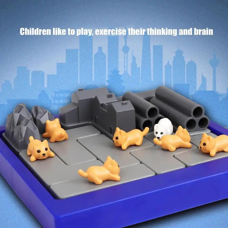 Mouse Blocks Creative Puzzle Mini Interactive Board Game For Kids Educational Toys