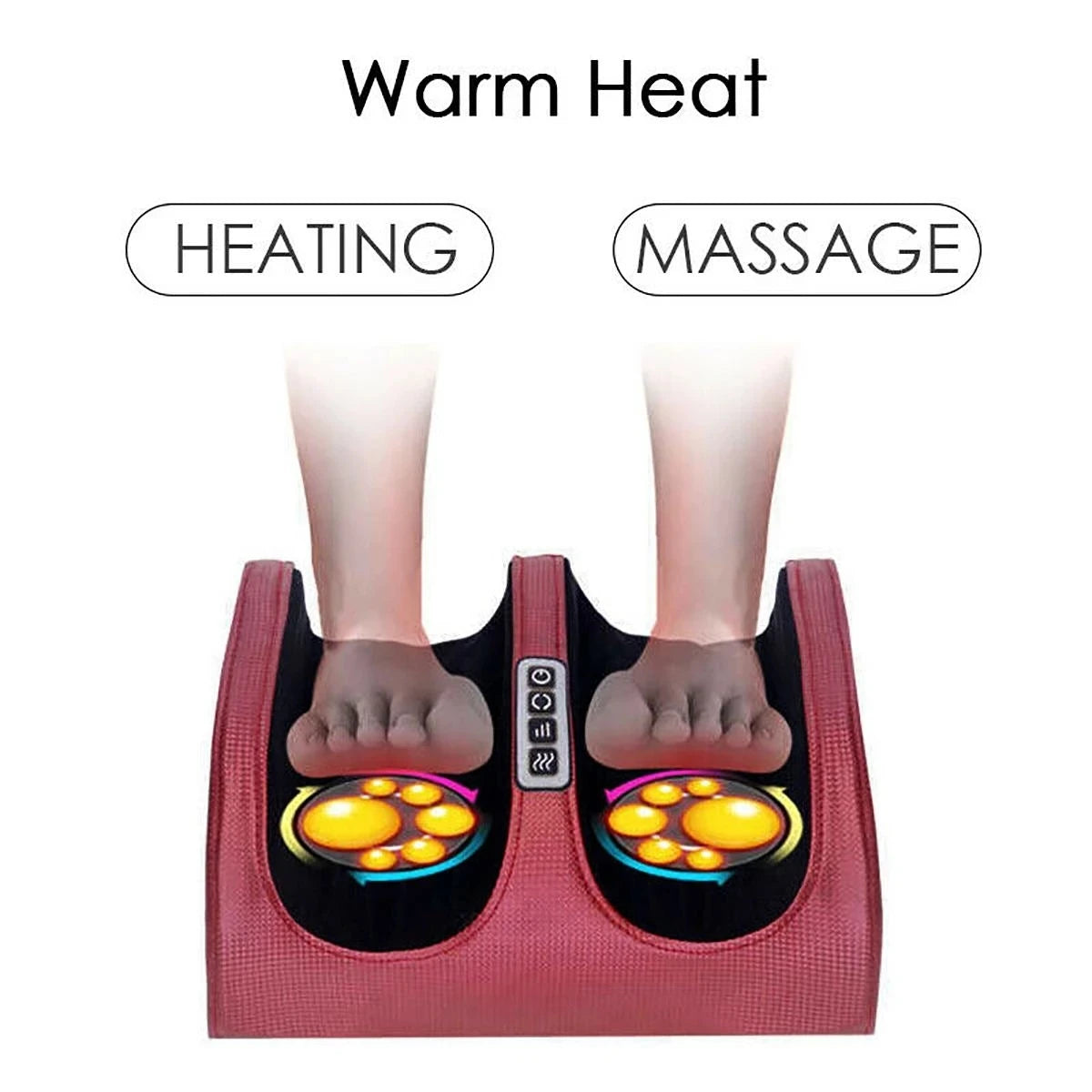 Foot Massage Machine Electric Shiatsu Foot Massager Heating Therapy Foot Leg Massage