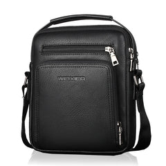 New Men's Crossbody Bag High Quality PU Multi functional Men's Shoulder Bag