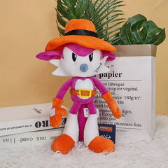 Sonic The Hedgehog Fang The Sniper Plush Toy 35cm Stuffed Animal Doll Kids Birthday Gifts Plushie Kawaii Plush Room Decor