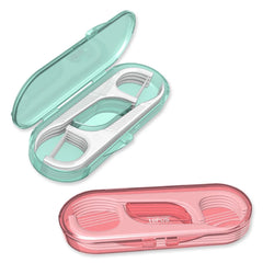 Floss Toothpick Set Plastic Interdental Brush Anti Slip Handle Dental Floss Portable Teeth Flosser Cleaner with Storage Case