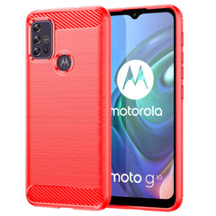 Soft Phone Cover Motorola G10 G20 G30 G13 G23 G32 G41 Shockproof Carbon Fiber Case For Moto G40 Fusion Silicone Cases